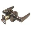 Deltana 6412-5 Morant Home Series Flat Handle Leverset Privacy Antique Brass