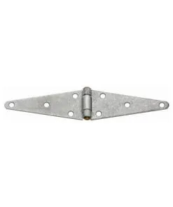 NATIONAL MFG SALES CO National Hardware N128-322 Strap Hinge, 2.43 In W Frame Leaf, Steel, Screw Mounting, 20 Lb