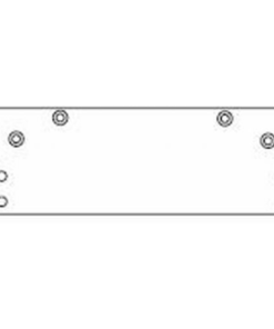 Norton 1688 691 Overhead Holder Or Narrow Top Jamb Drop Plate Light Bronze Finish
