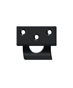 Deltana 178USTU19 Universal Strike, Solid Brass In Black