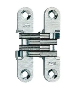SOSS 204SSUS32DPB 1/2" X 2-3/8" Light Duty Invisible Hinge For 3/4" Doors Satin Stainless Steel Finish