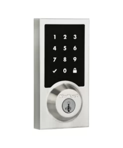Kwikset Corporation Kwikset 99150-004 Electronic Deadbolt SmartKey Satin Nickel Metal Satin Nickel