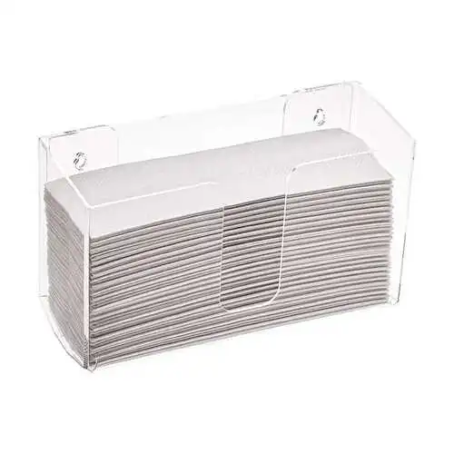 ALPINE 432-CLR Clear Acrylic Wall-Mounted Paper Towel Dispenser 1 ALPINE 432-CLR Clear Acrylic Wall-Mounted Paper Towel Dispenser