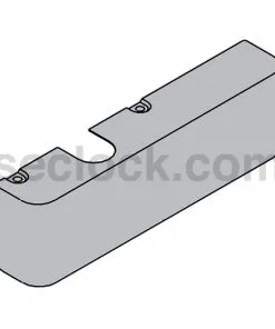 LCN 4010-72MC LH US4 Door Closer Covers Satin Brass