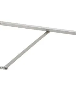 Glynn Johnson 454F-SP28 Medium Duty Size 4 Friction Hold Open Surface Overhead Door Holder Aluminum Finish