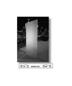 Daybar 3068 LS18 161 Hollow Metal Door, LR/RH Reversible