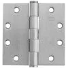 Ives Commercial 5PB1412652NRP 4-1/2" X 4-1/2" Five Knuckle Plain Bearing Standard Weight Hinge Non Removable Pin Satin Chrome Finish