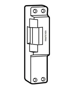 Von Duprin 6114 24V US3 FS Electric Strike Bright Brass