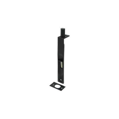 Deltana 6FBS19 6" Length Flush Door Bolt Square Corner Black 1 Deltana 6FBS19 6" Length Flush Door Bolt Square Corner Black