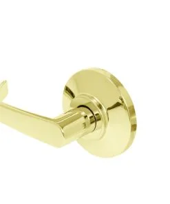BEST 7KC-01DT15D-605 7K Series Single Dummy 15 Lever And D Rose Bright Brass Finish
