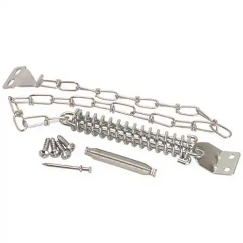 National Brand Alternative 805177 Chain Door Stop Steel 1 National Brand Alternative 805177 Chain Door Stop Steel