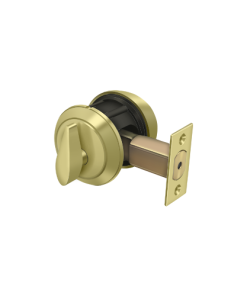 Deltana CL200LM-3 Pro Series Grade 1 Commercial Deadbolt Single Cylinder Polished Brass