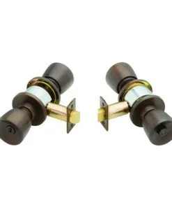 Schlage Commercial D40S TUL 613 D Series Privacy Tulip Lock With 14001 Latch And 10025 Strike Oil Rubbed Bronze Finish