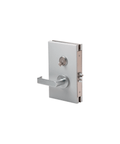 CR Laurence CRL DL611LMSC Satin Anodized 6" X 10" LHR Center Lock With Deadlatch In Class Room Function
