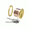 CR Laurence CRL DRA10KDPB Polished Brass Mortise Keyed Randomly Cylinder