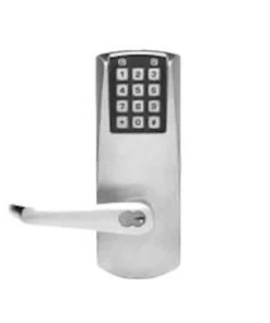 Kaba Access E2031-XS-LL-26D-41 E-Plex 2000 Series Electronic Pushbutton Cylindrical Lever Lock, Satin Chrome
