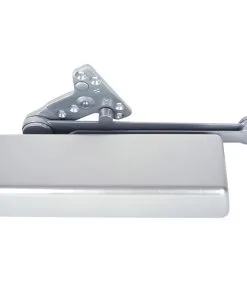 LCN 4116-CUSH RH AL 4110 Series Size 6 Grade 1 Sprayed Aluminum Right Hand Stop Arm Surface Door Closer