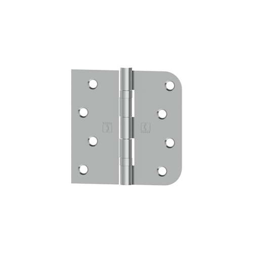 Hager 070306 BB1816 4" X 4" Right Hand Square By 5/8" Radius Full Mortise Residential Weight Ball Bearing Hinge Bright Brass Finish 1 Hager 070306 BB1816 4" X 4" Right Hand Square By 5/8" Radius Full Mortise Residential Weight Ball Bearing Hinge Bright Brass Finish