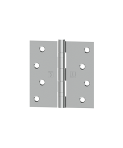 Hager 034332 BB1741 3-1/2" X 3-1/2" Square Corner Ball Bearing Full Mortise Residential Weight Hinge Antique Brass Finish