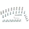 CR Laurence CRL RSP100A Satin Anodized Replacement Screw Pack For 100/150 Series Continuous Geared Hinges