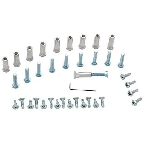 CR Laurence CRL RSP100A Satin Anodized Replacement Screw Pack For 100/150 Series Continuous Geared Hinges 1 CR Laurence CRL RSP100A Satin Anodized Replacement Screw Pack For 100/150 Series Continuous Geared Hinges