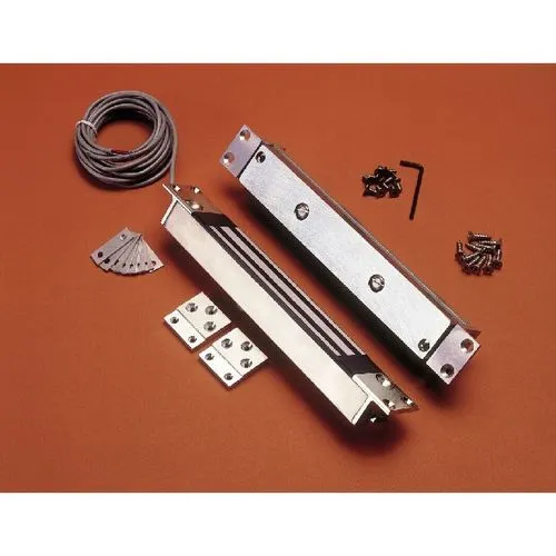 Assa Abloy Electronic Security Hardware - Securitron SAM2C24 Mini Version 24 Volt DC Shear Magnalock Form C Satin Stainless Steel Finish 1 Assa Abloy Electronic Security Hardware - Securitron SAM2C24 Mini Version 24 Volt DC Shear Magnalock Form C Satin Stainless Steel Finish