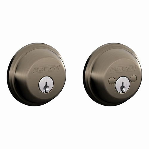 Schlage Residential B62 620 12-287 KA4 Grade 1 Double Cylinder Deadbolt, Conventional Cylinder, Triple Option Latch, Round Corner Strike With Reinforcer, Keyed Alike, Satin Nickel Plated Blackened Satin Relieved CC Satin Nickel Plated Blackened Satin Relieved CC 1 Schlage Residential B62 620 12-287 KA4 Grade 1 Double Cylinder Deadbolt, Conventional Cylinder, Triple Option Latch, Round Corner Strike With Reinforcer, Keyed Alike, Satin Nickel Plated Blackened Satin Relieved CC Satin Nickel Plated Blackened Satin Relieved CC
