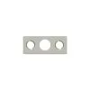 Deltana SP7FBR15 1-1/2" Height X 5/8" Width Strike Plate For 7" Flush Bolt Satin Nickel