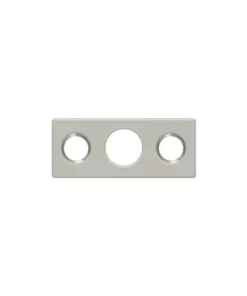 Deltana SP7FBR15 1-1/2" Height X 5/8" Width Strike Plate For 7" Flush Bolt Satin Nickel