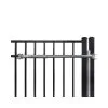 Lockey TB650G Adjustable Hydraulic Gate Closer For Gates 150-250 Lbs Grey