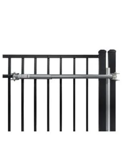 Lockey TB650G Adjustable Hydraulic Gate Closer For Gates 150-250 Lbs Grey