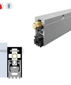 Brixwell 7163DB-PULL-96 Surface Automatic Door Bottom (29/32" By 1-15/16") Dark Bronze Anodized