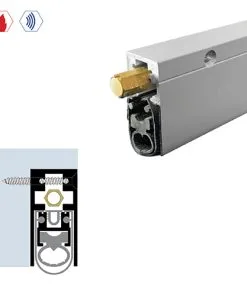 Brixwell 7863DB-SF-36 Semi-Mortised Automatic Door Bottom (29/32" By 1-15/16") Dark Bronze Anodized