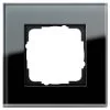 Hafele 912.08.613 Cover Frames, 55 System, For WT 140 Wall Terminal And WRU 220 Wall Reader, With Gira Design For Indoor Use, Model: Esprit, Glass, Black Black, Black
