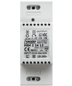 Hafele 917.93.013 DC Power Supply Unit, Regulated, Dialock, For Installation On Top Hat Rail 1 7/16" 100240 V, 12 V DC, 2 A, Width: 36.1 Mm