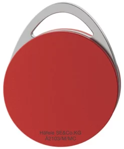 Hafele 917.44.149 RFID Key Card, Tag-it Dialock, Red Red, Matt
