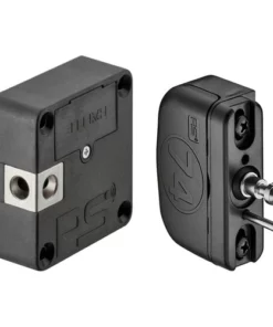 Hafele 231.07.502 Furniture Lock Set Black